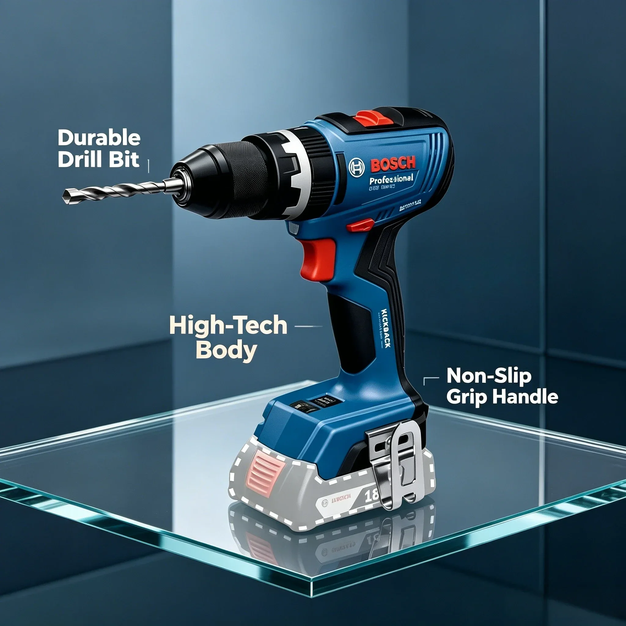 Bosch Drill Gsb 18V - Bosch GSB 18V-65 Professional 18V Brushless