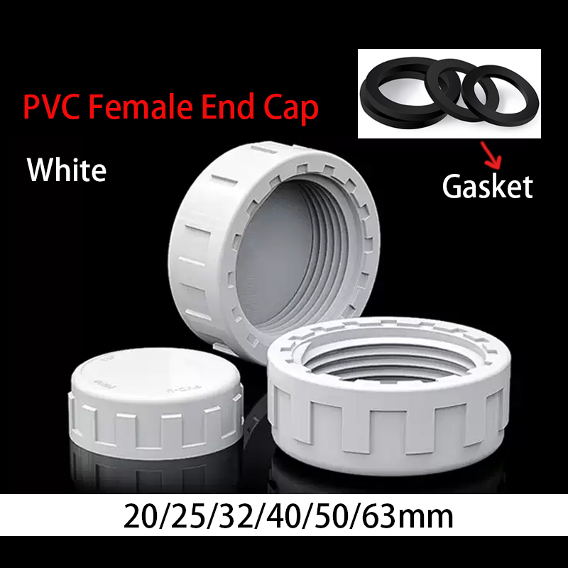 PVC Female End Cap 20-60mm Whi - Drain Pipe Clip 评论和价格