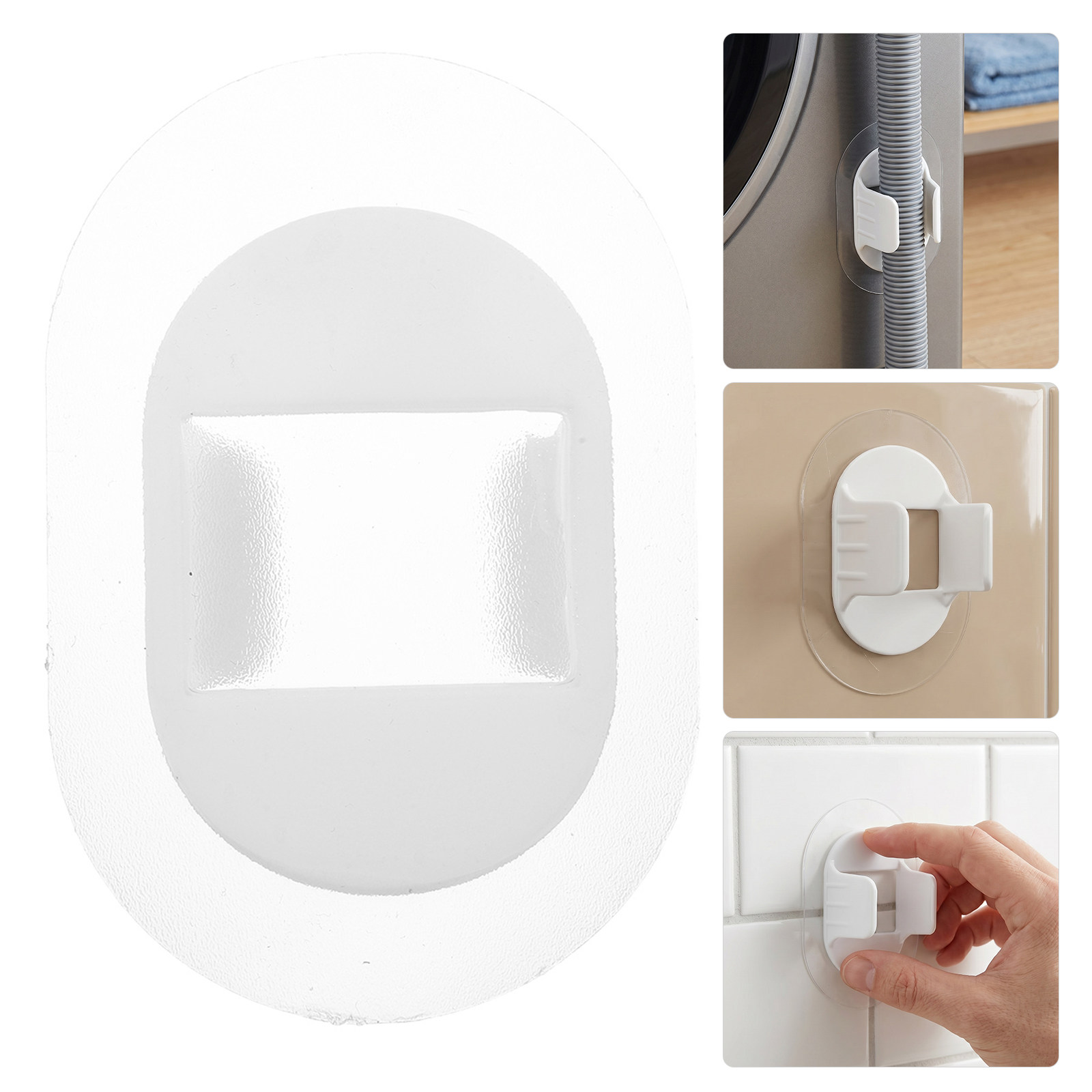 4Pcs Self Adhesive Drain Hose  - Drain Pipe Clip 评论和价格
