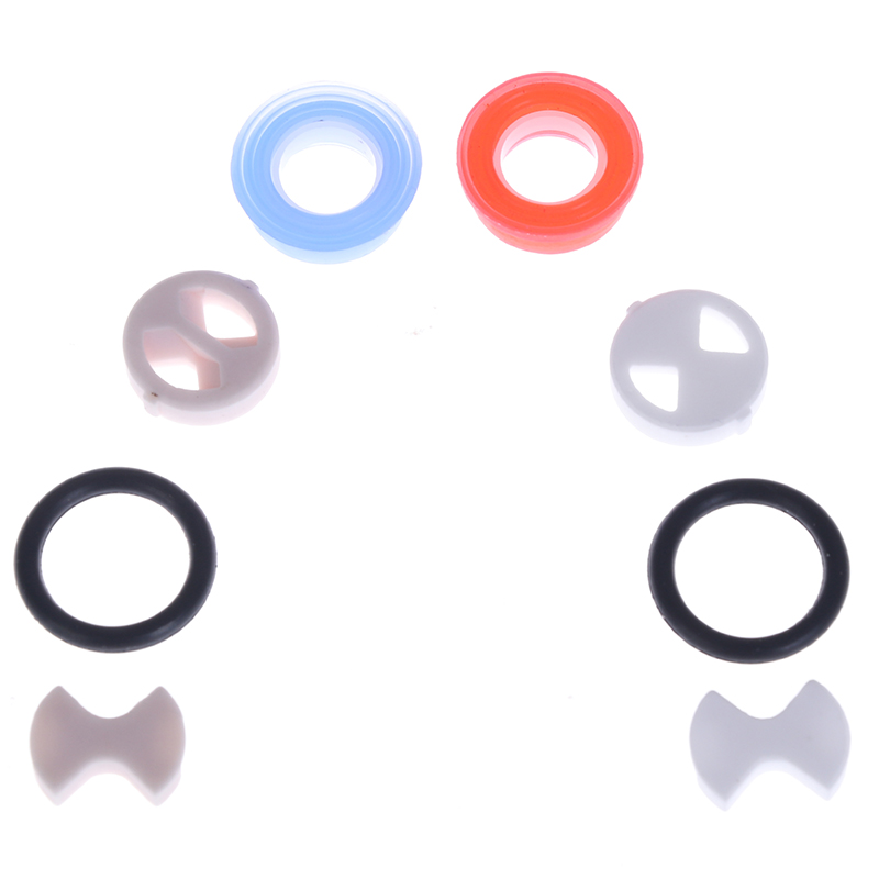 【8Pcs/set Ceramic Disc Silicon - Silicone Tap Washer 评论和价格