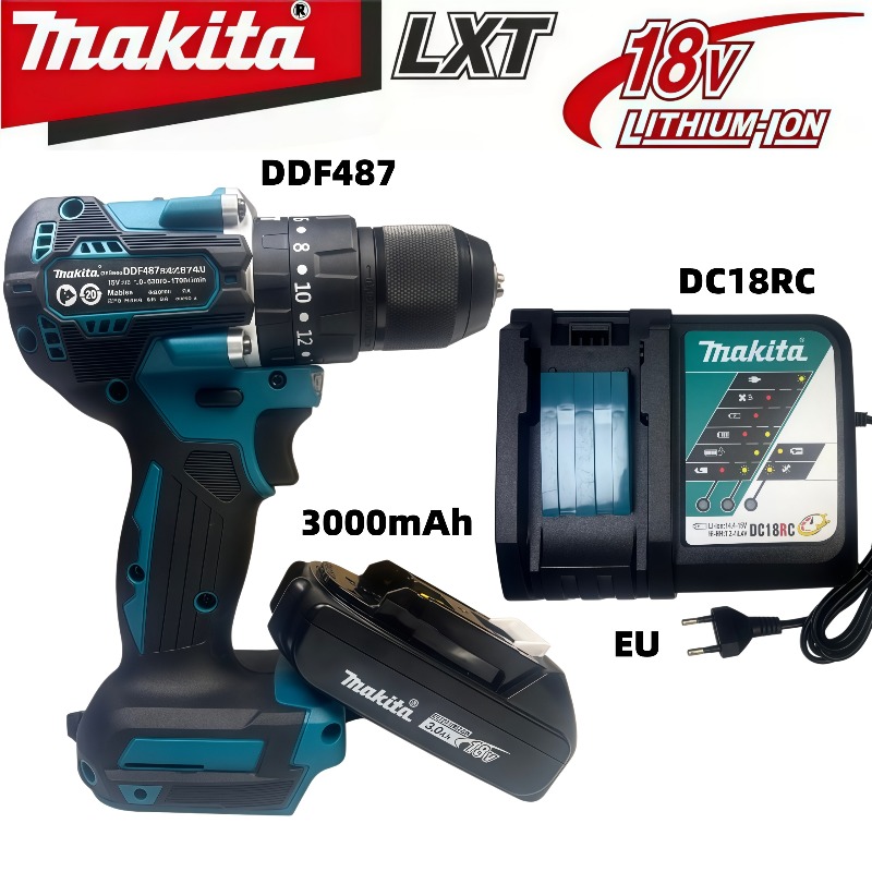 Makita DDF487 10mm Brushless 1 - Makita Drill Ddf484 评论和价格